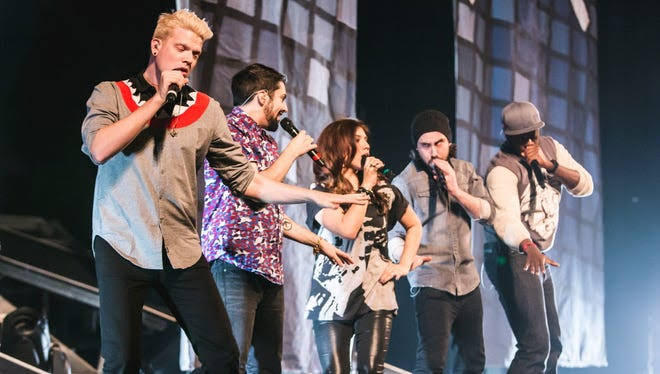 Crowd at a Pentatonix show